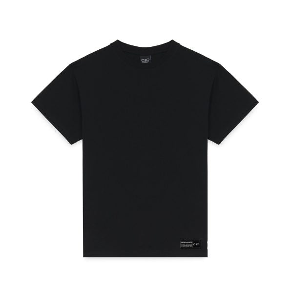 Label Tee Black