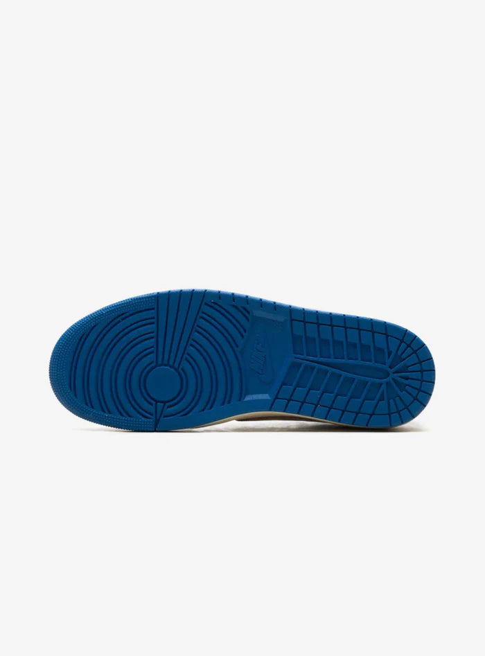 Air Jordan 1 Retro Low OG SP Fragment x Travis Scott Sail Military Blue