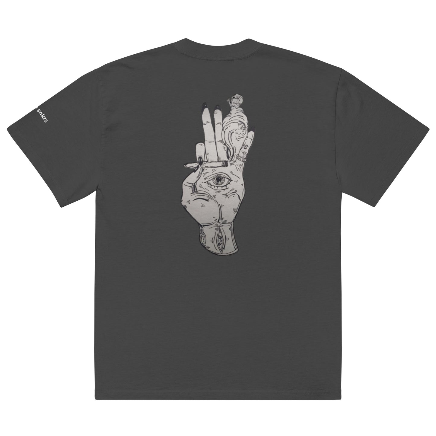 T-shirt sbiadita oversize