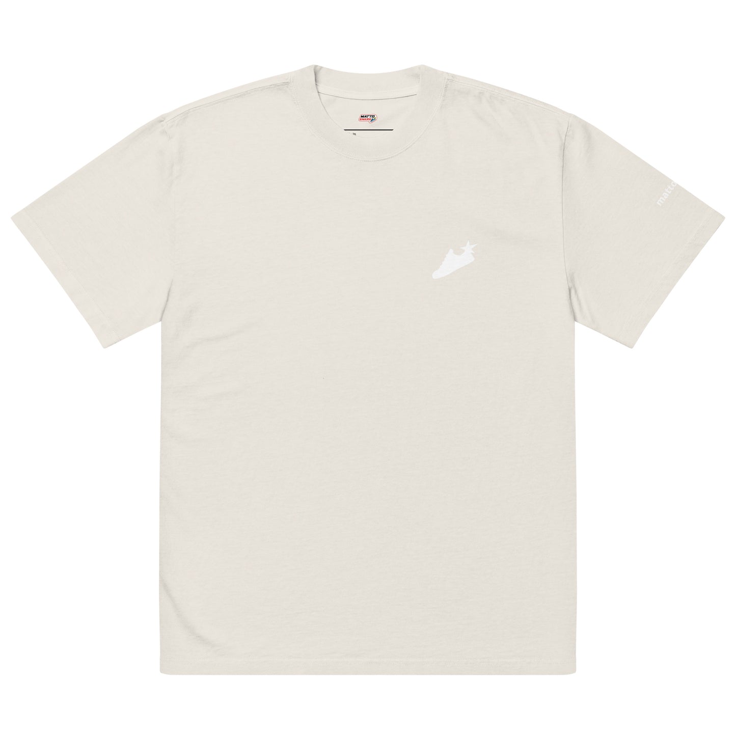 T-shirt sbiadita oversize