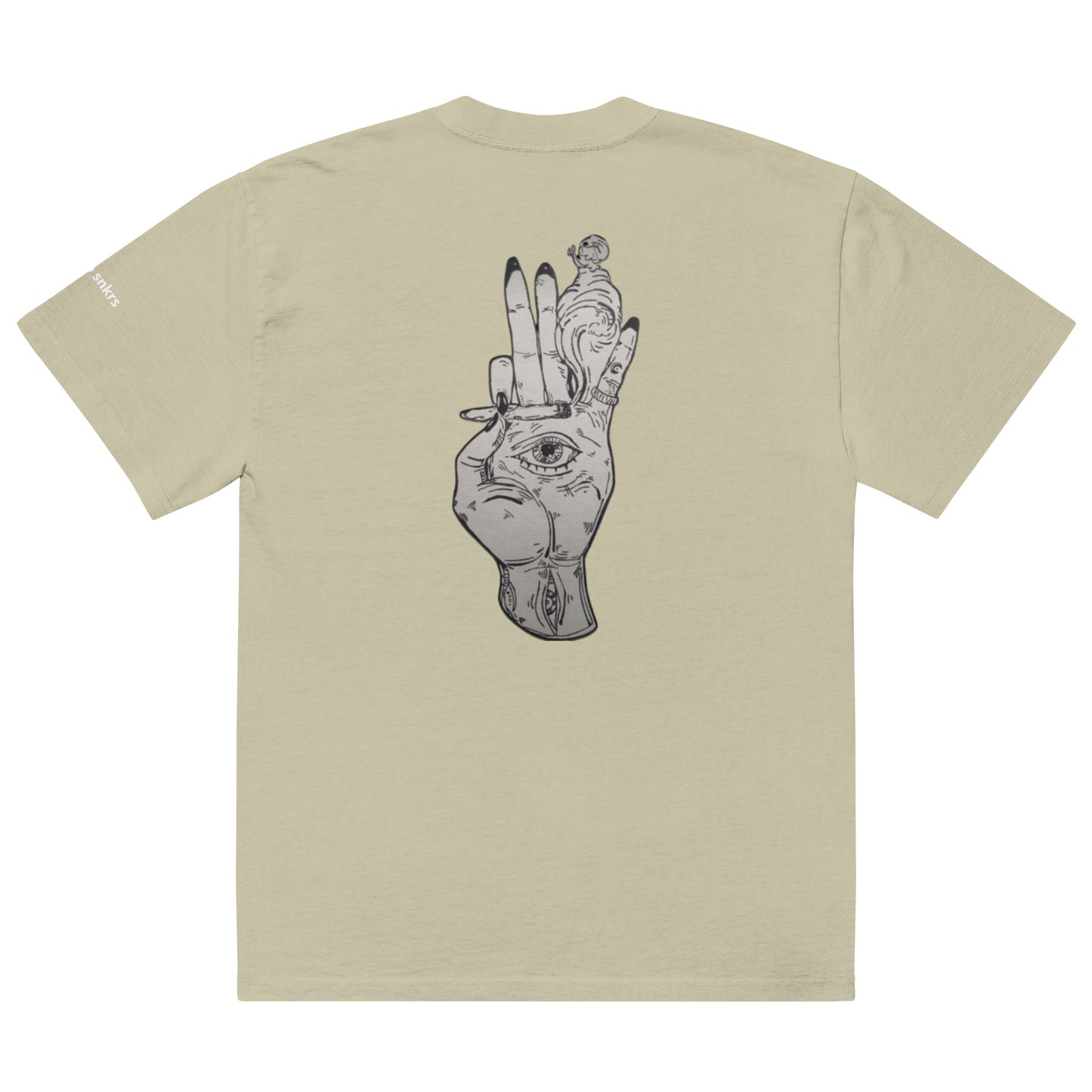 T-shirt sbiadita oversize
