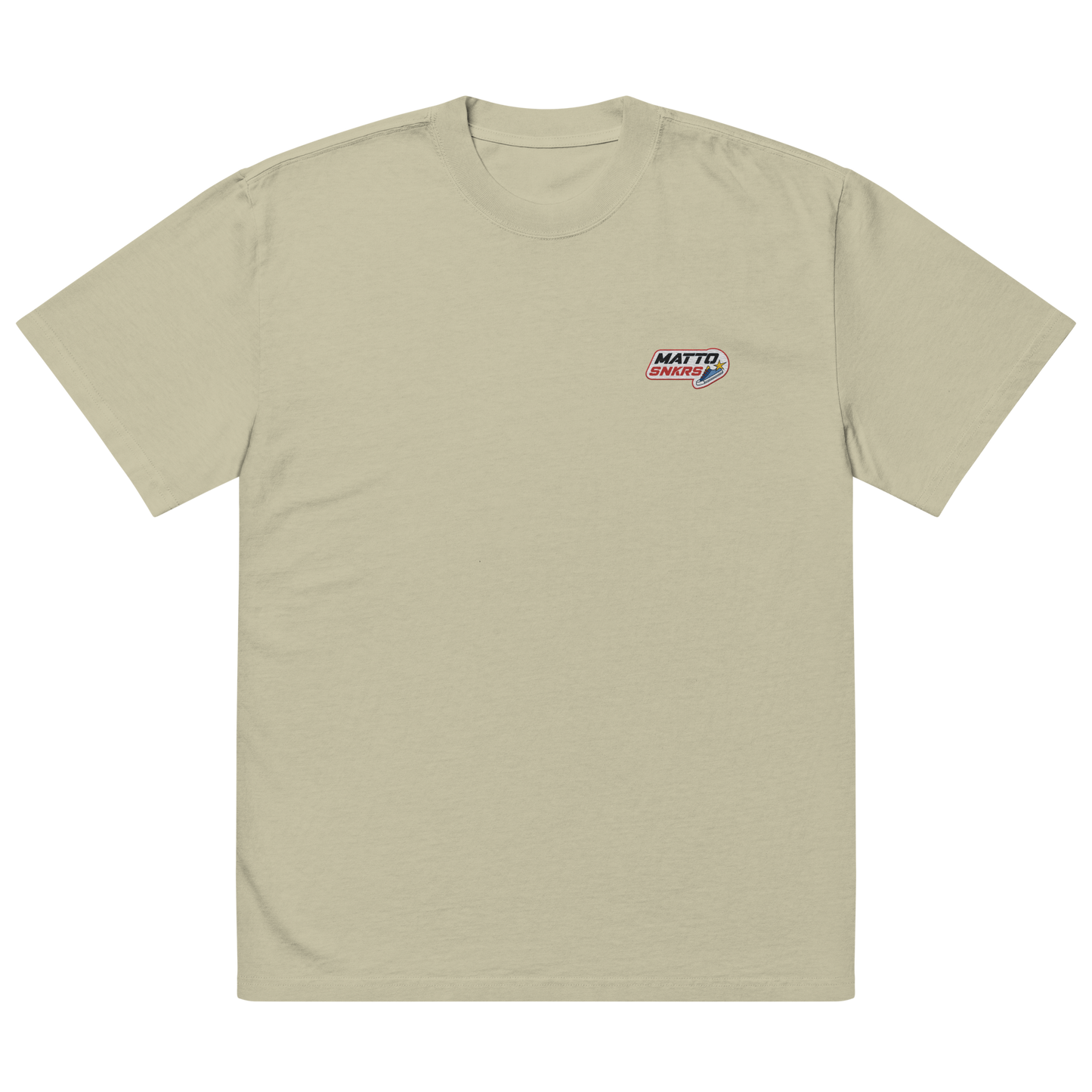 T-shirt sbiadita oversize