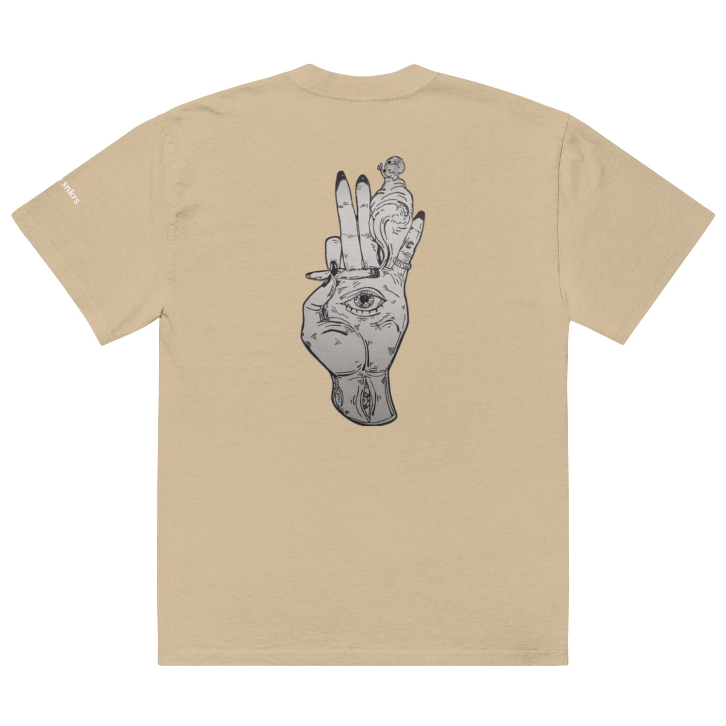 T-shirt sbiadita oversize