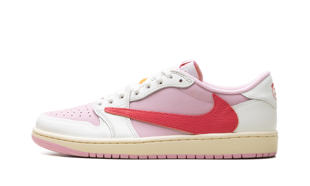 Air Jordan 1 Retro Low OG SP Travis Scott Sail Tropical Pink