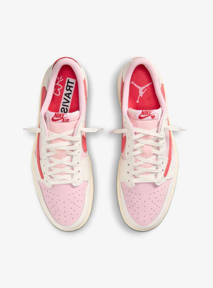 Air Jordan 1 Retro Low OG SP Travis Scott Sail Tropical Pink