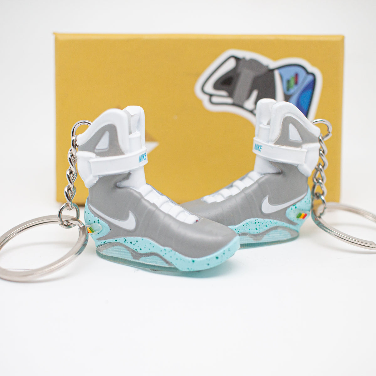 Lotto Di 10 Portachiavi Sneakers 2D Hype Beast - Multi Colore, PVC Lotto Di 10 Portachiavi Sneakers 2D Hype Beast - Multi Colore, PVC